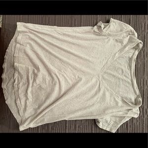 Off white/ Grey Lululemon teeshirt